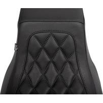 Asiento Double Diamond Squareback — 2 plazas, Negro