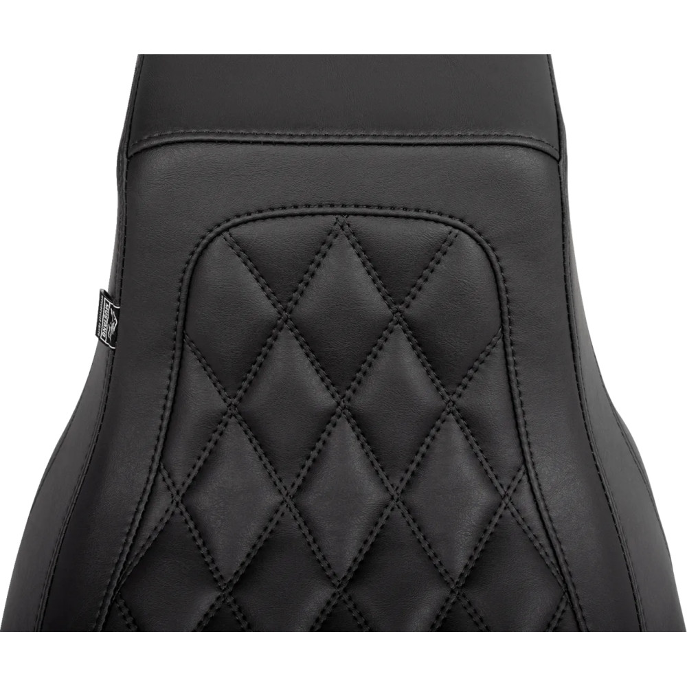 Asiento Double Diamond Squareback — 2 plazas, Negro
