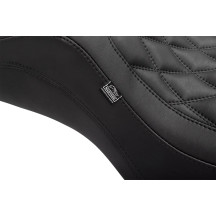 Asiento Double Diamond Squareback — 2 plazas, Negro