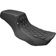 Asiento Double Diamond Squareback — 2 plazas, Negro