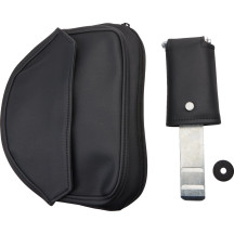 Explorer™ Seat — Overall length 31 in, Fits Softail Deluxe FLSTN (requires removal of OEM luggage rack)