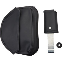 Explorer™ Seat — Overall length 31 in, Fits Softail Deluxe FLSTN (requires removal of OEM luggage rack)