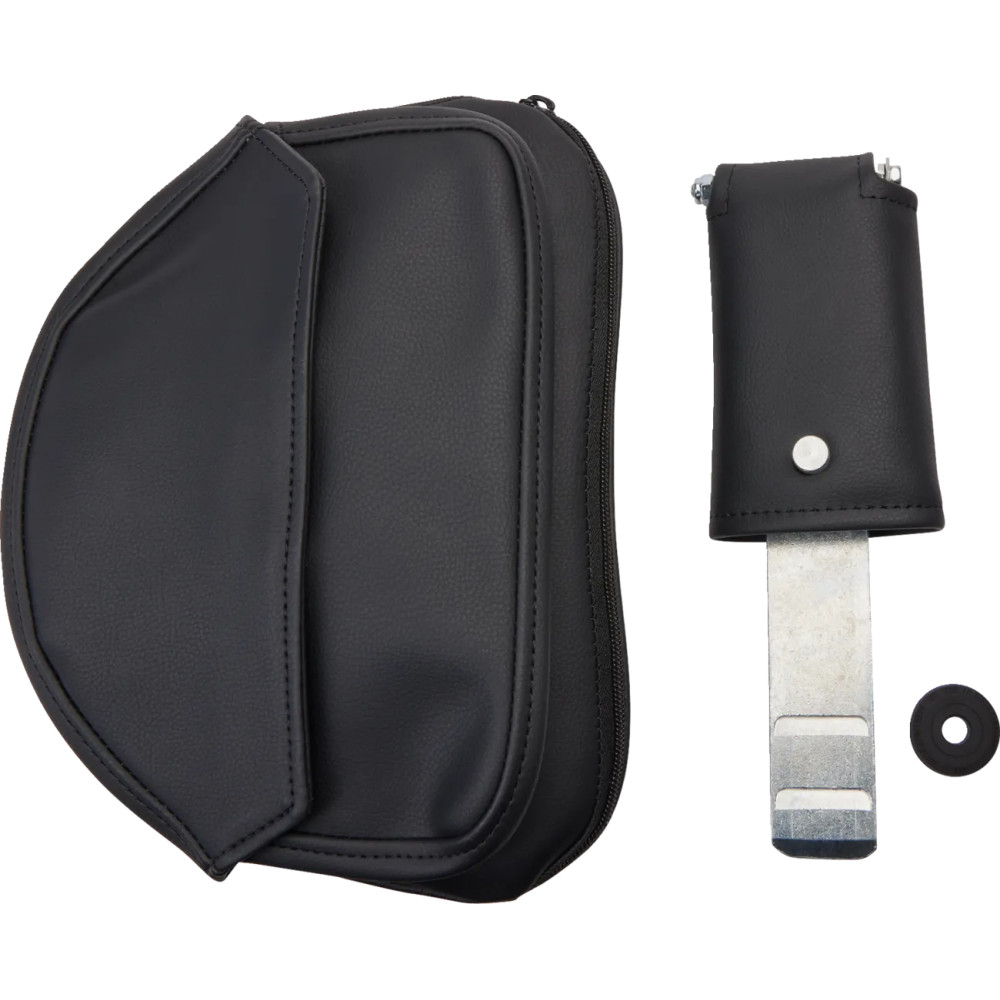 Explorer™ Seat — Overall length 31 in, Fits Softail Deluxe FLSTN (requires removal of OEM luggage rack)