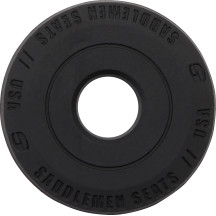 King 2-Up Seat — 76 cm (30 in), Black