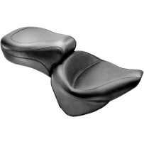 Vintage Style Seat — 31 in overall length, 17-1/2 in driver width, Black