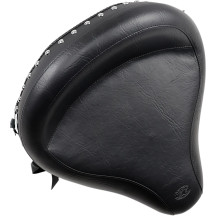 Wide Vintage Solo Seat — 14" L, 17.5" W, Black