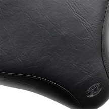 Wide Vintage Solo Seat — 14" L, 17.5" W, Black