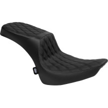 Asiento Performance Predator 2-Up — 12" ancho conductor, 29" largo total, 9" ancho trasero, Negro