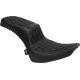 Asiento Performance Predator 2-Up — 12" ancho conductor, 29" largo total, 9" ancho trasero, Negro