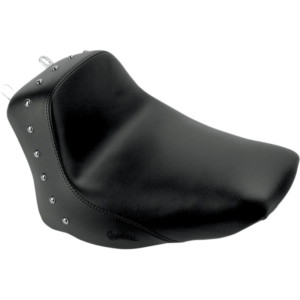 Heels Down Solo Seat — 15" x 12", Black