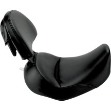 Heels Down Solo Seat — 15" length, 12" width, Black