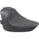 Asiento individual compatible con respaldo — Negro, 48,3 cm (19"), baja 1,27 cm