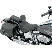 Backrest Compatible Solo Seat — Overall 48.3 cm (19"), Driver 31 cm (12-1/4"), Width 26.5 cm (10-1/2"), Black