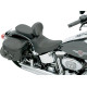 Asiento individual compatible con respaldo — Negro, 48,3 cm (19"), baja 1,27 cm