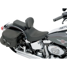 Asiento individual compatible con respaldo — Negro, 48,3 cm (19"), baja 1,27 cm
