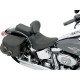 Asiento individual compatible con respaldo — Negro, 48,3 cm (19"), baja 1,27 cm