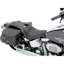 Asiento individual compatible con respaldo — Negro, 48,3 cm (19"), baja 1,27 cm