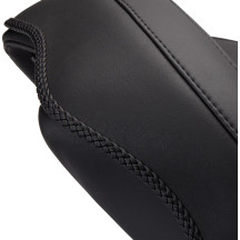 Asiento Solo Vintage Ancho — 38 cm (15"), 40.5 cm (16"), negro