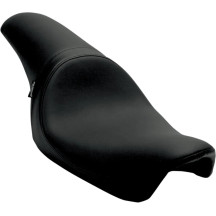 Predator Seat — Black, 76 cm overall length, 1 in lower than stock, fits most H-D sissy bars