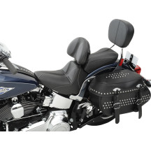 Dominator Solo Seat — 18.5" overall length, 10" width, fits standard tank, Black