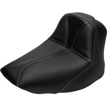 Dominator Solo Seat — 18.5" overall length, 10" width, fits standard tank, Black
