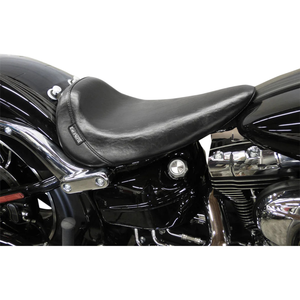 Bare Bones Solo Seat — Overall length 19.5", driver 13.5" x 10.5", Black