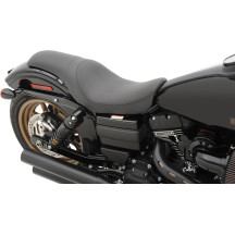 Asiento Predator — negro, 30" (76 cm), compatible con todas las sissy bars Drag y la mayoría de H-D