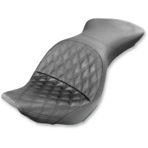 Explorer Lattice Stitch Seat — 78 cm (30-3/4"), fits standard tank, Black