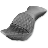 Explorer Lattice Stitch Seat — 78 cm (30-3/4"), fits standard tank, Black