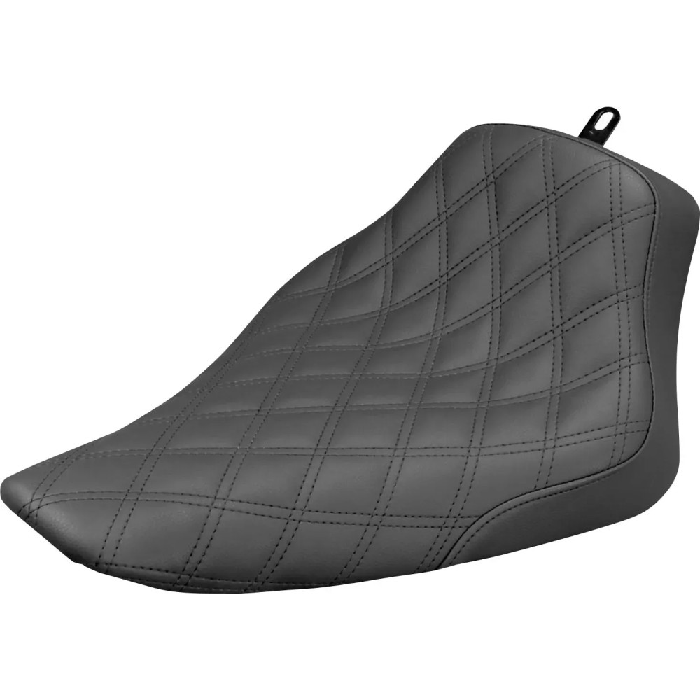 Renegade Lattice Stitch Solo Seat — 18" L, 12.5" W, Black
