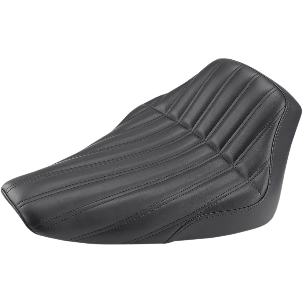 Knuckle Solo Seat — 52 cm (20.5") overall, 32 cm (12.5") wide, Black