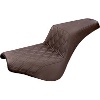 Step-Up Seat — 73.5 cm overall (29"), 35 cm driver length (13-3/4"), 2-Up, Brown
