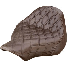 Renegade Lattice Stitch Solo Seat — 33 cm (13"), 32.5 cm (12-3/4"), Brown