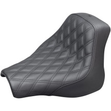 Renegade Lattice Stitch Solo Seat — 12" L, 13-1/2" W, Black