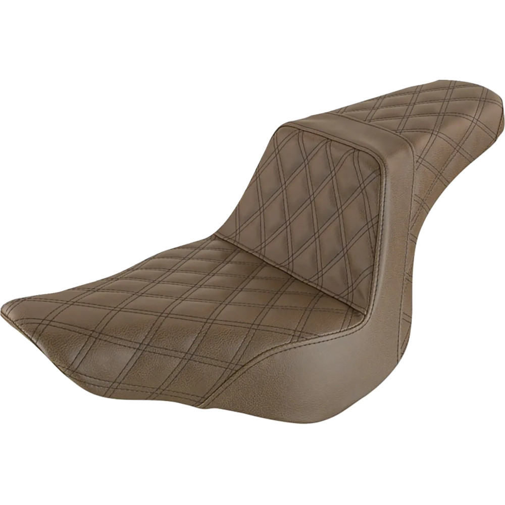 Step-Up Seat — Brown, overall length 73 cm, driver width 30.5 cm