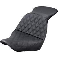 Explorer Lattice Stitch Seat — 36 cm (14-1/4") driver length, 37 cm (14-1/2") driver width, Black