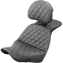 Explorer Lattice Stitch Seat — 77.5 cm overall, 36 cm driver, Black
