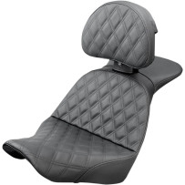 Explorer Lattice Stitch Seat — 77.5 cm overall, 36 cm driver, Black