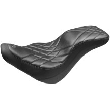 Day Tripper 2-Up Seat — 32 cm driver, 20.5 cm rear, Black