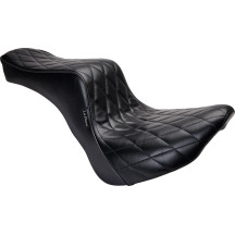 Asiento Cherokee — 2 plazas, 29 cm (11-1/2") conductor, 18 cm (7") trasero, Negro