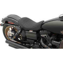 Low Solo Seat — 19-1/2" overall, 12-1/2" L x 11-1/2" W, 1-1/2" thick, Black