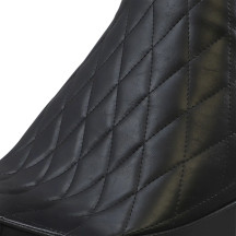 Asiento Cherokee — 2 plazas, delantero 29 cm (11-1/2"), trasero 18 cm (7"), Negro