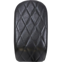 Bare Bones Series Pillion Pad — 28 cm (11") length, 18 cm (7") width, Black
