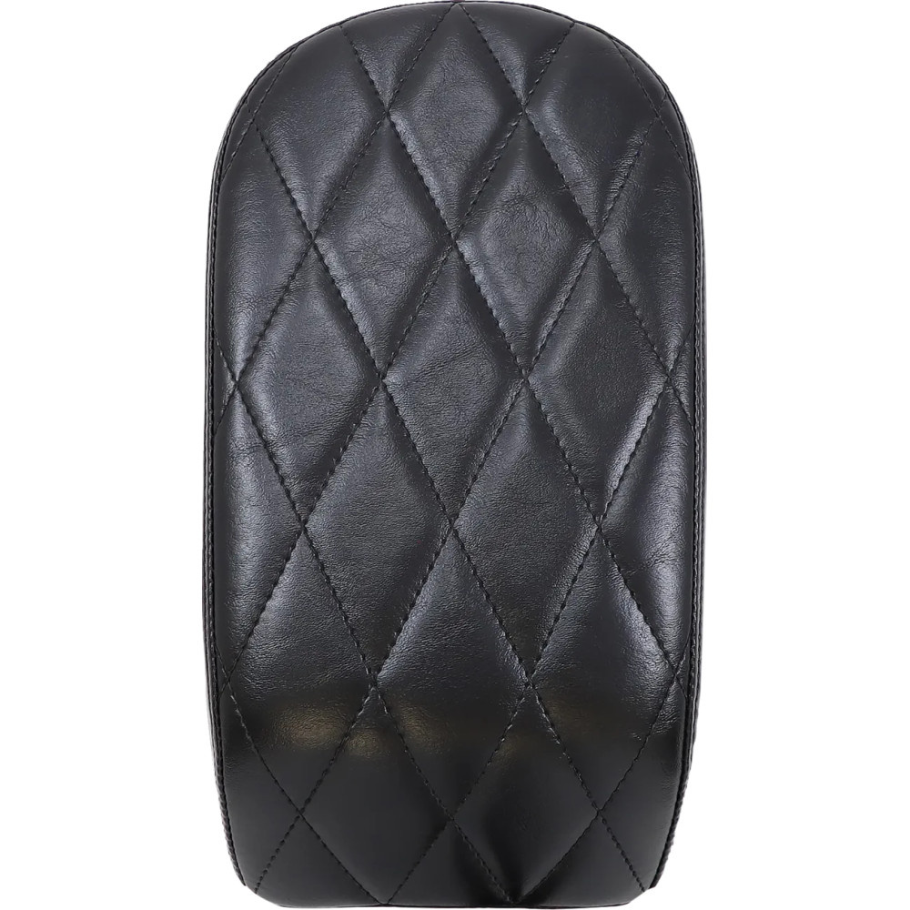 Bare Bones Series Pillion Pad — 28 cm (11") length, 18 cm (7") width, Black