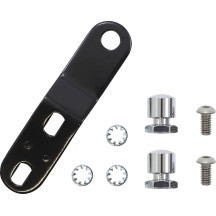 Bare Bones Series Pillion Pad — 28 cm (11") length, 18 cm (7") width, Black