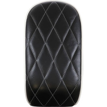 Bare Bones Series Pillion Pad — 11" × 7", fits standard tank, Black