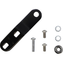 Bare Bones Series Pillion Pad — 25.5 cm (10"), 15–18 cm (6"–7") tapered, Black