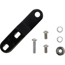 Bare Bones Series Pillion Pad — 25.5 cm (10") rear, 15–18 cm (6"–7") tapered, Black, fits standard tank