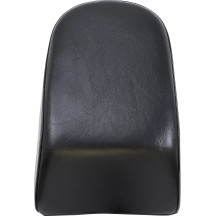 Bare Bones Series Pillion Pad — 23 cm (9"), 16.5–18 cm (6.5"–7") tapered, Standard fitment, Black