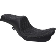 Predator III Seat — Black, 76 cm (30") overall, fits with all Drag and most Harley-Davidson sissy bars